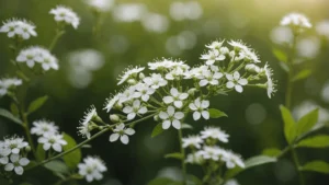 pflanze weiße kleine blüten